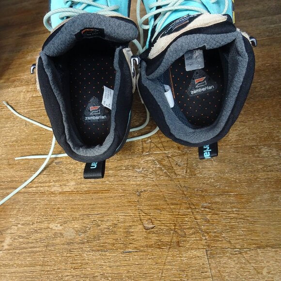 Zamberlan Made in Italy Turquoise Women's Hiking Boots - Picture 7 of 14
